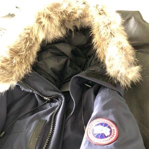 Canada Goose Navy Langford Parka - Men’s